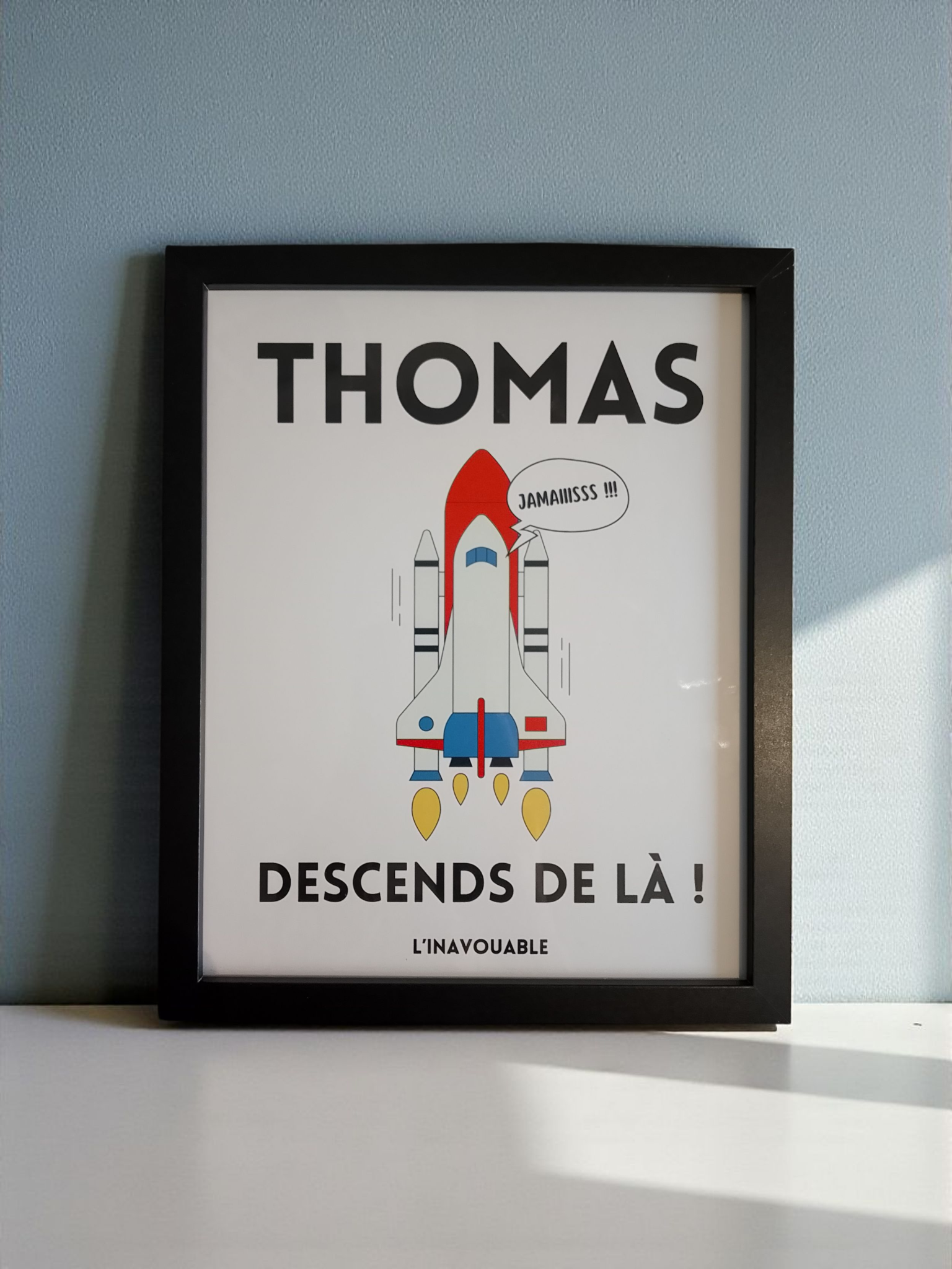 CADRE "THOMAS..."Modèle 2  Moyen noir
