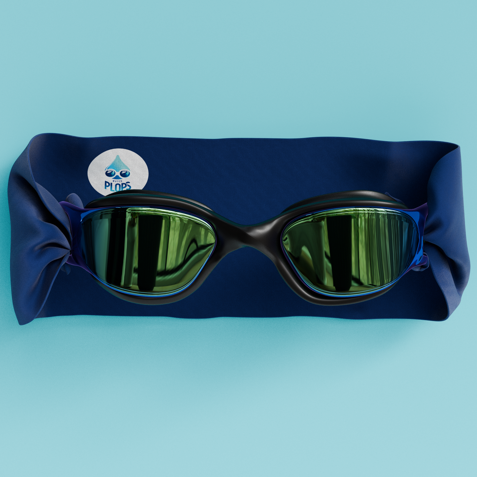 Uni Blue - Adult Swimming Goggles