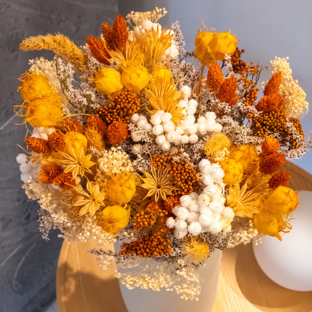 Flowrette Bouquet de fleurs séchées de l'automne Victor