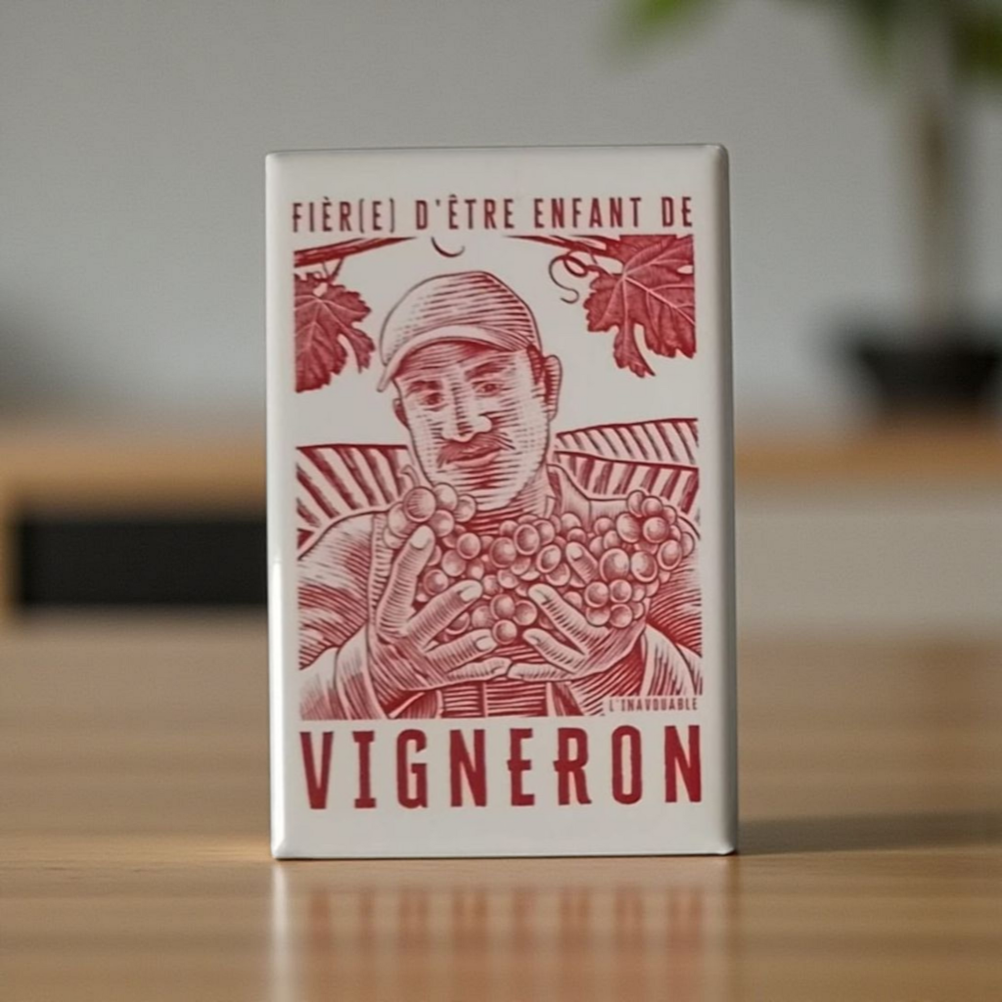 MAGNET "FIÈR(E) D'ÊTRE ENFANT DE VIGNERON"