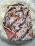 BAVOIR MAT 3D LAPIN ROSE 