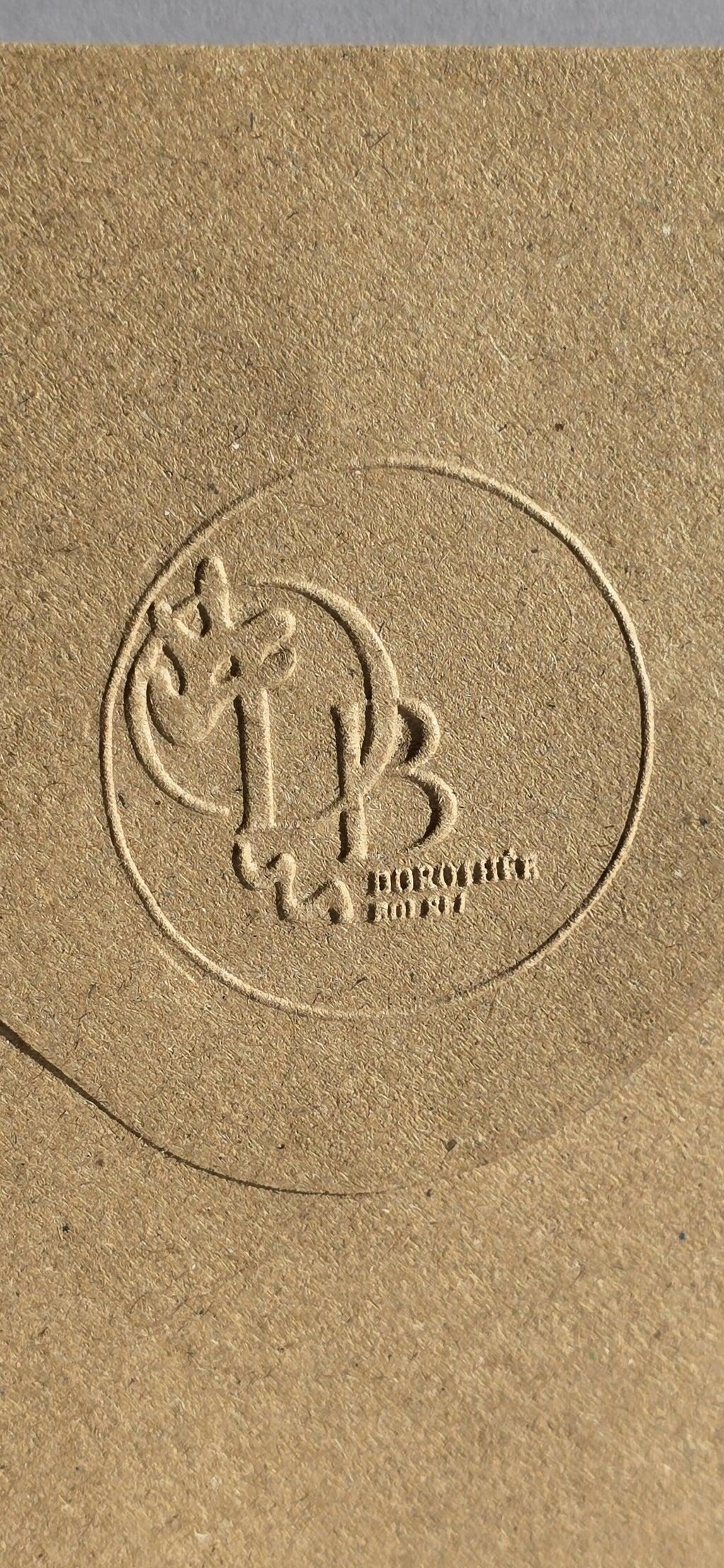 Carte Mots doux + Enveloppe Craft