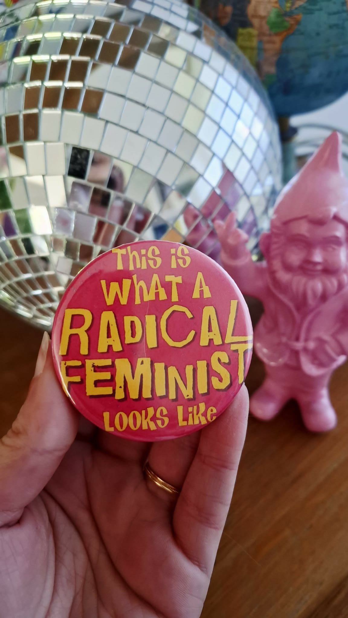 Badge This is what a radical feminist looks like