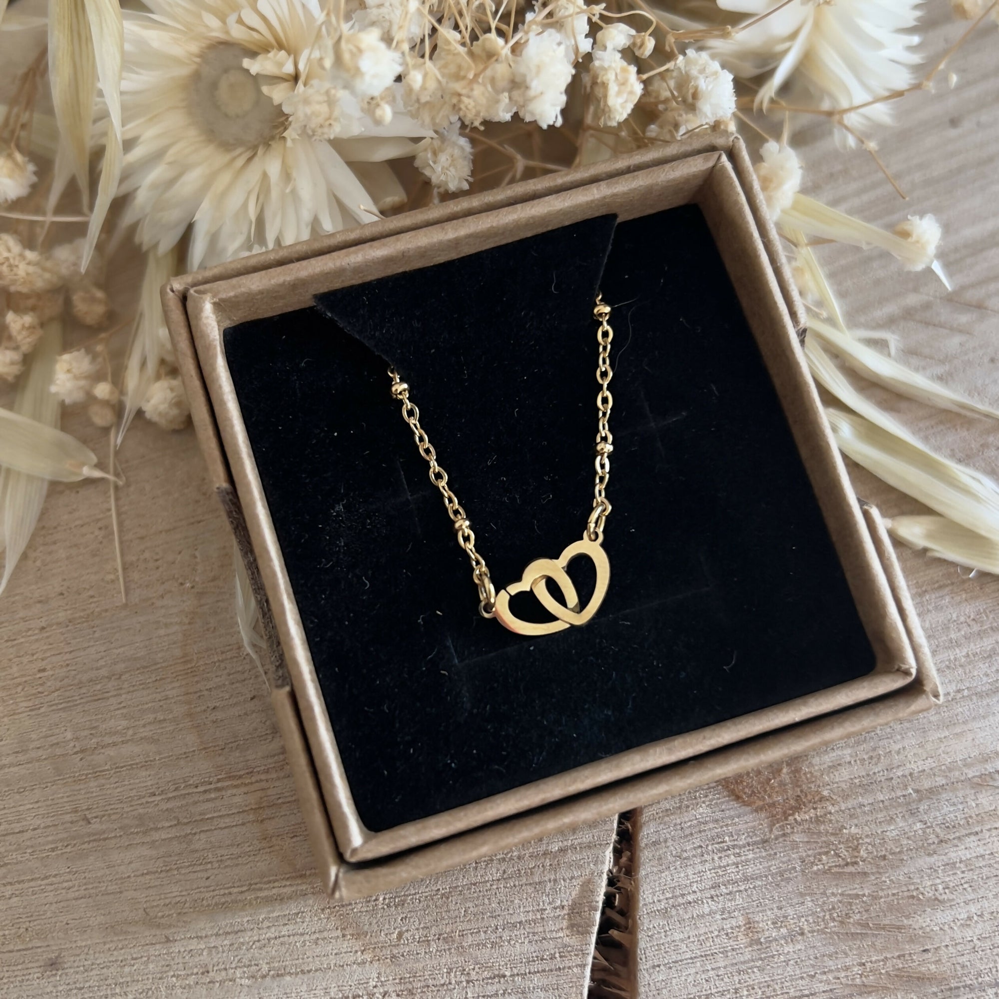 Collier 2 coeurs