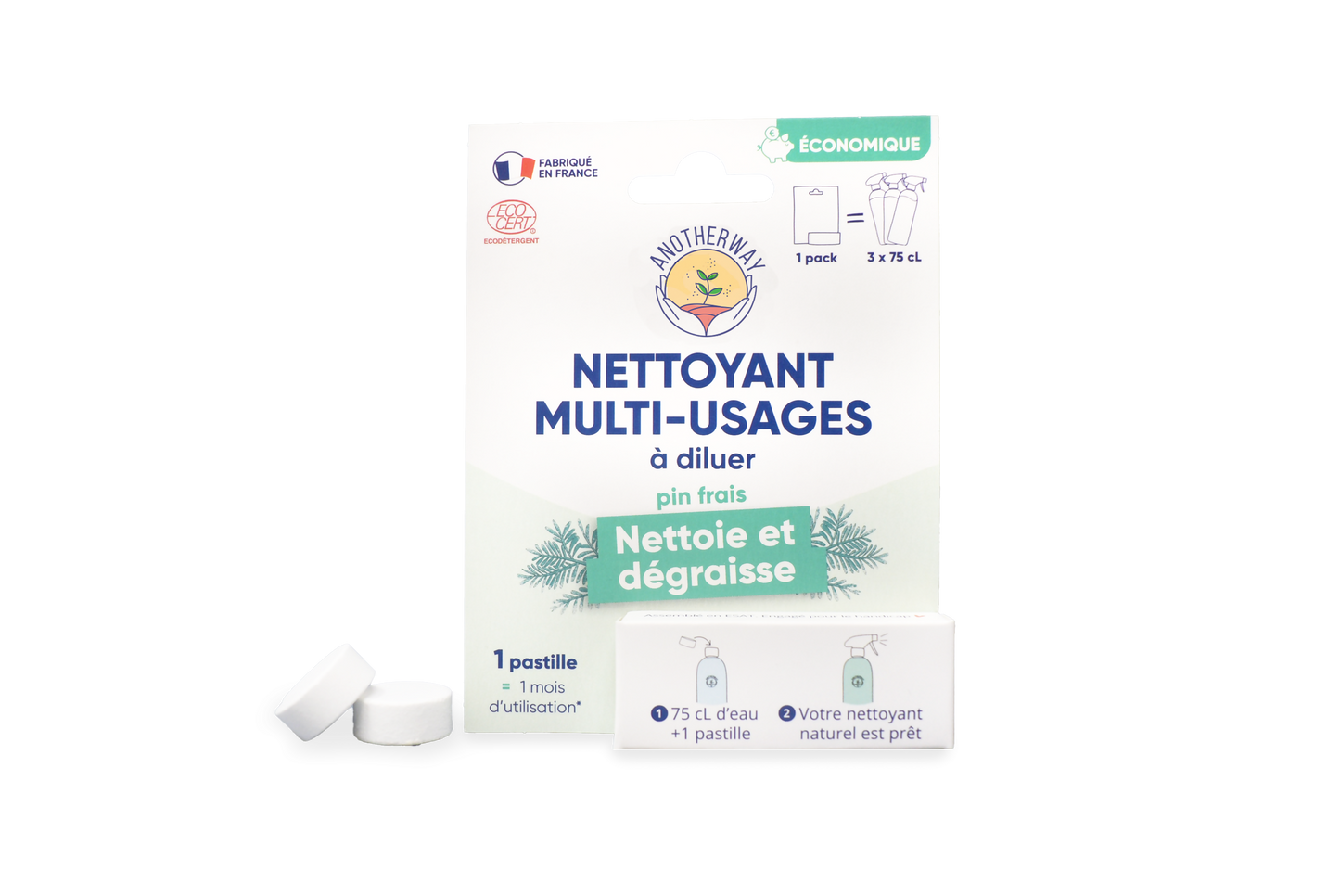 Lot de 3 Pastilles Multi-usages - Pin/Eucalyptus