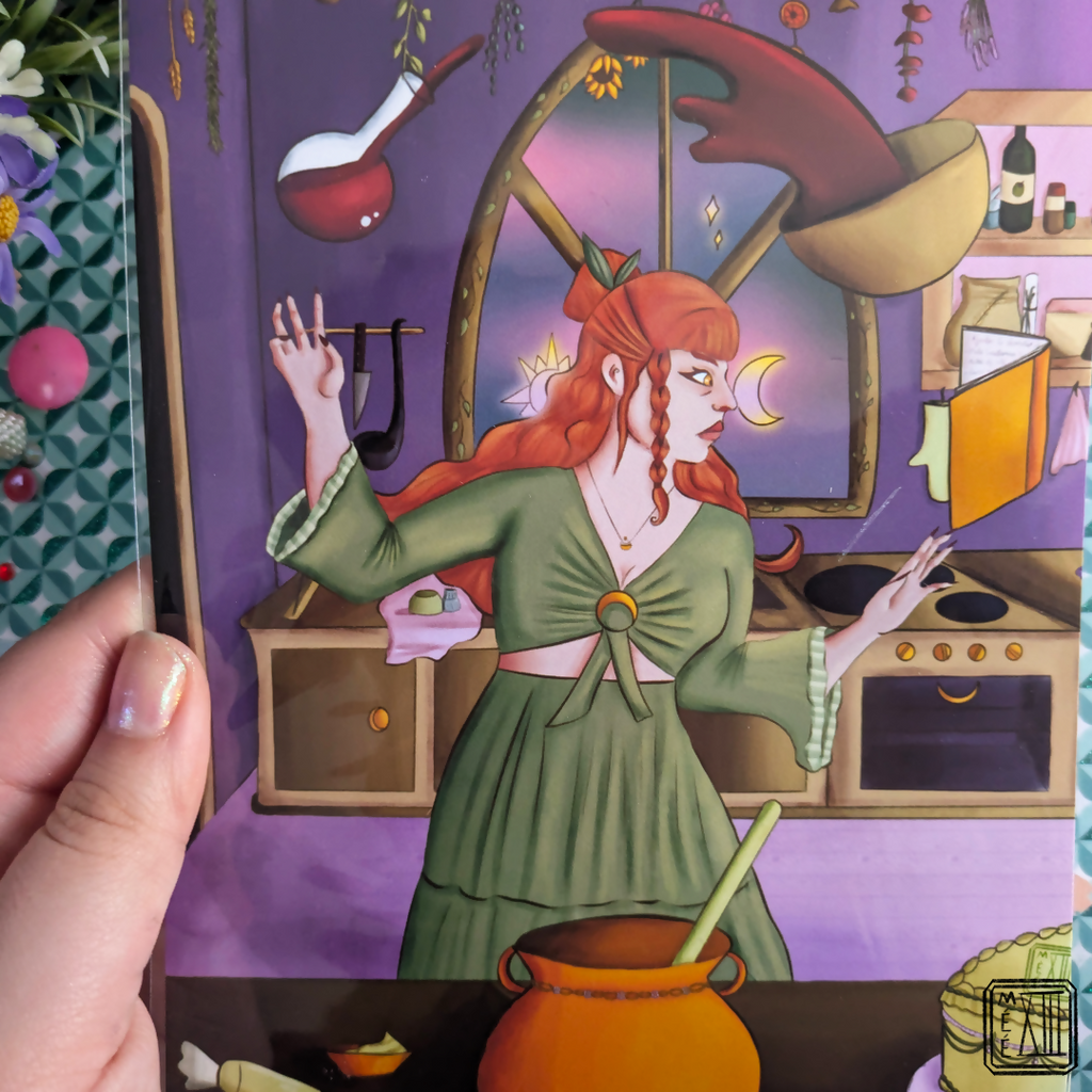 Print sorcière de la patisserie