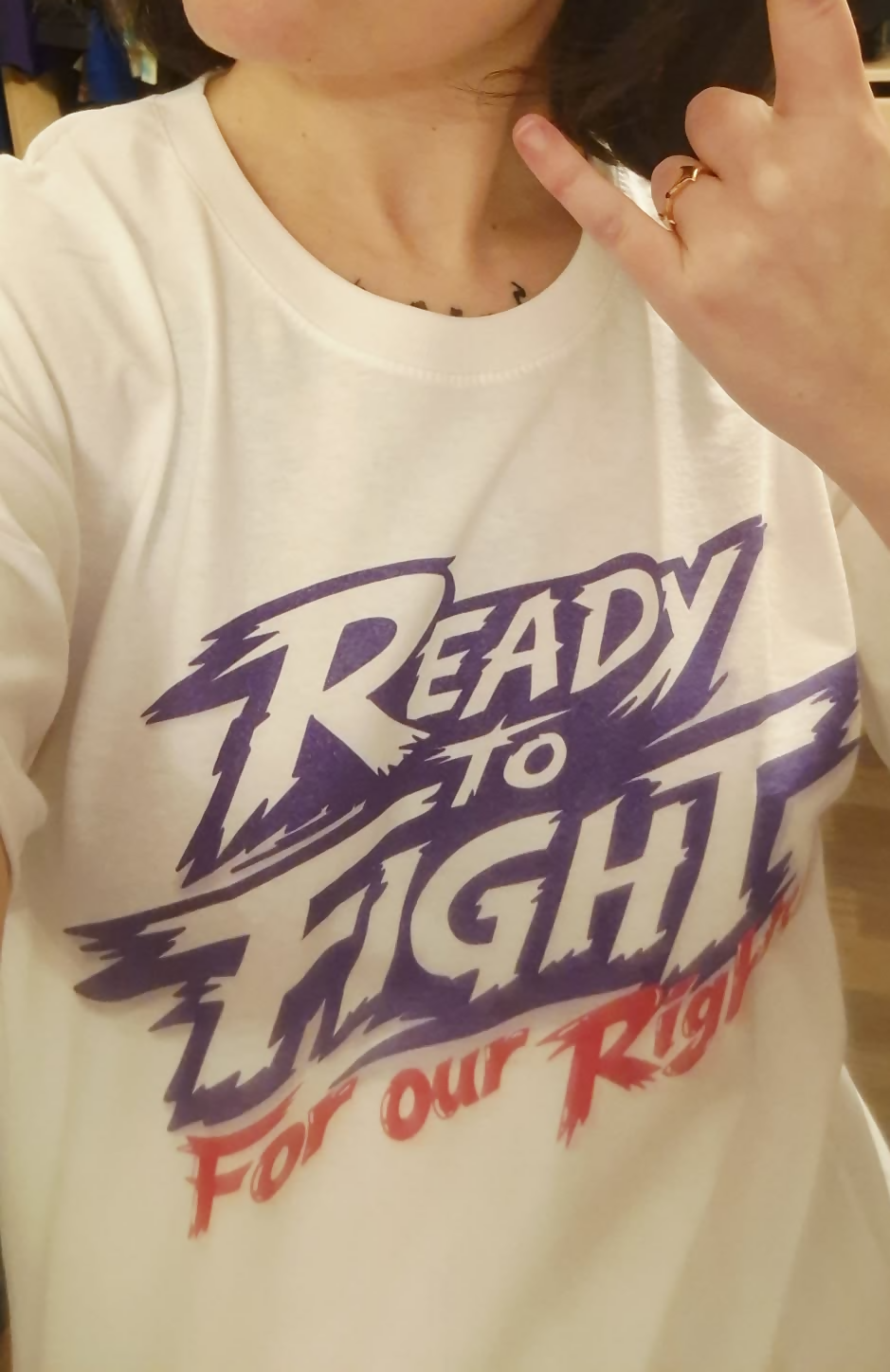 T-Shirt Ready to Fight
