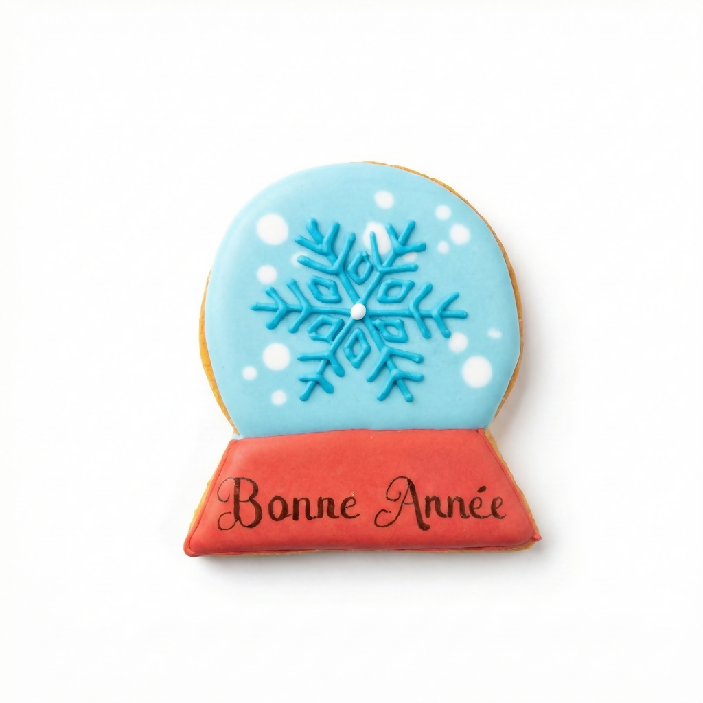 Boule à neige - Biscuit décoré