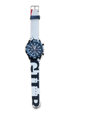 Montre avec bracelet en ballon de Rugby