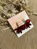 RED PETAL EARRINGS