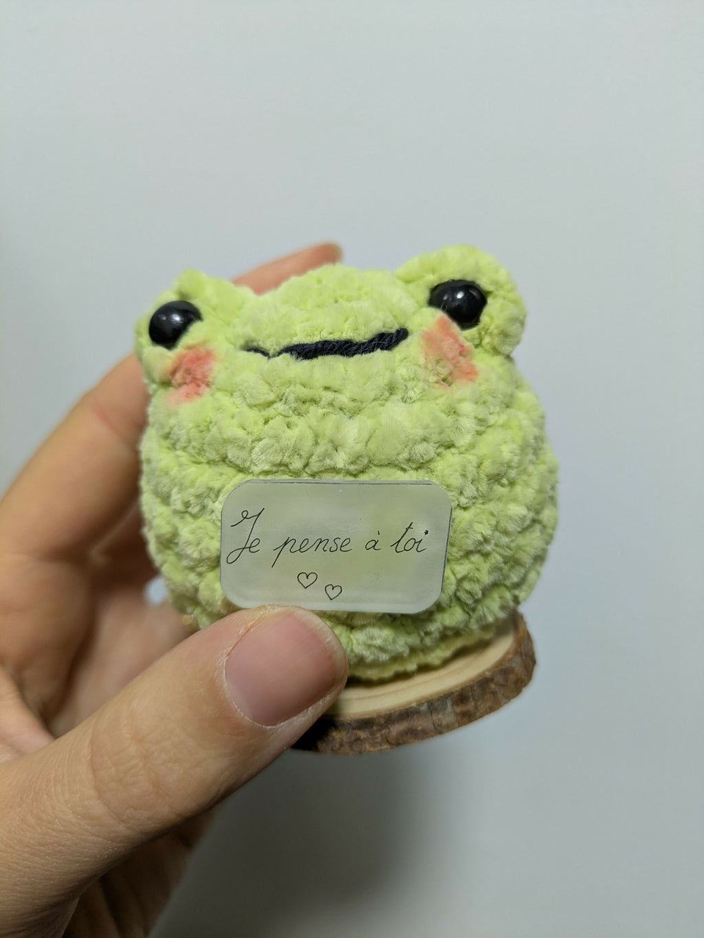 soft cuddly toy with a positive message