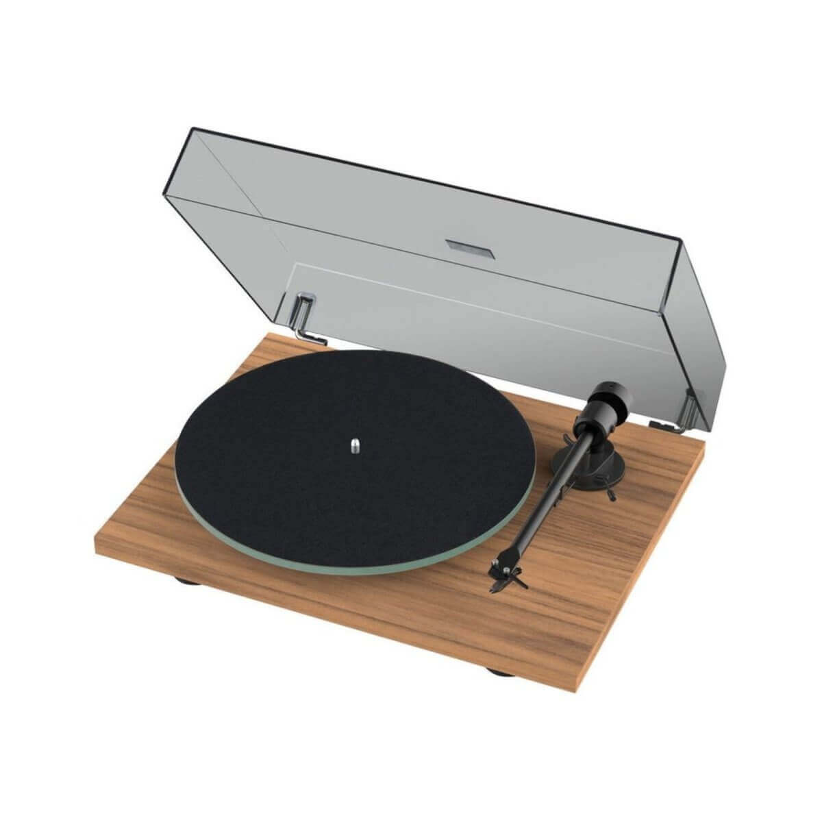 Platine T1 BT Walnut - Pro - Ject enceinte connectée bluetooth haut de gamme prodige radio vintage design