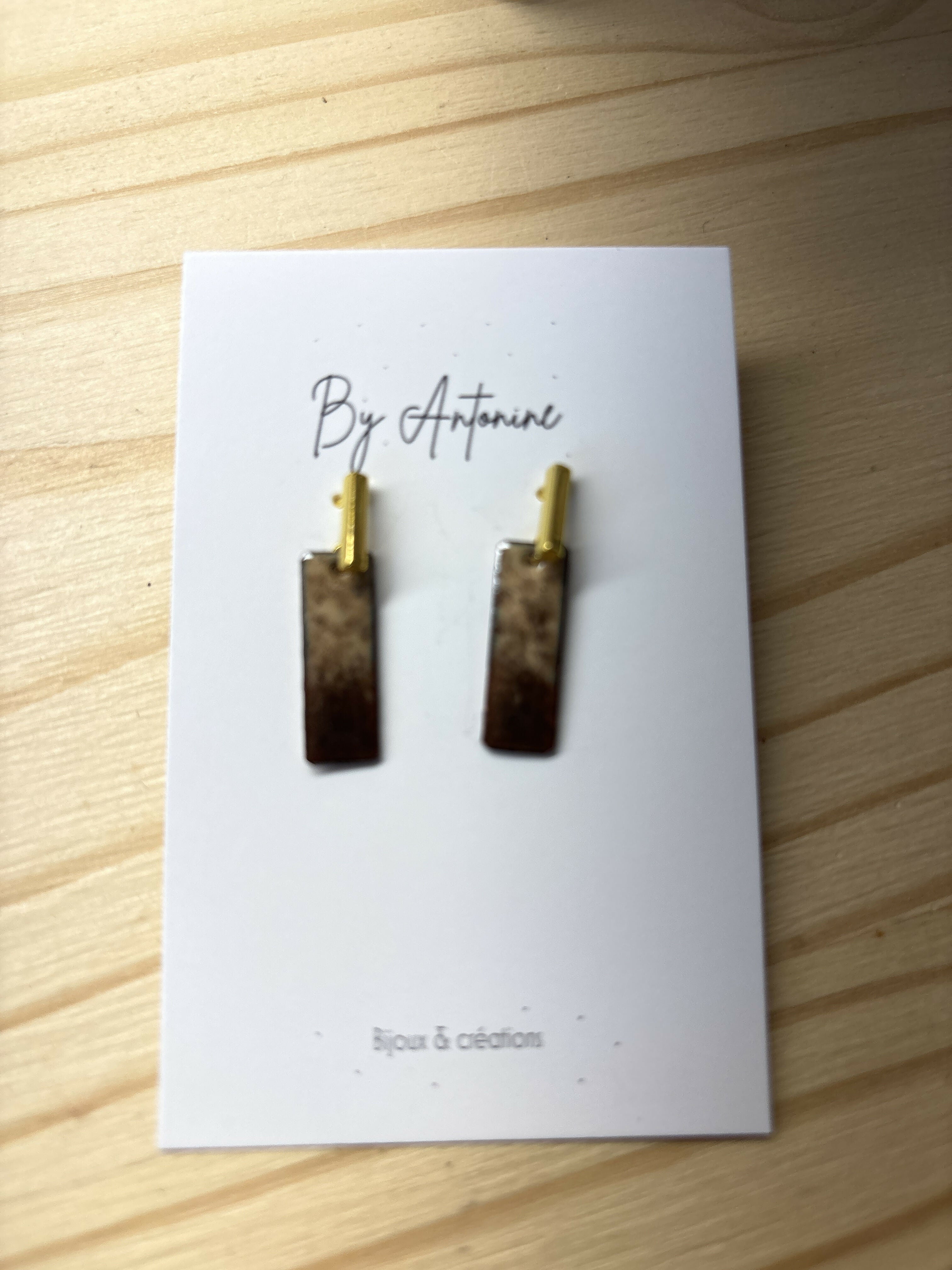 Boucle émaille bâton bya-pdp051