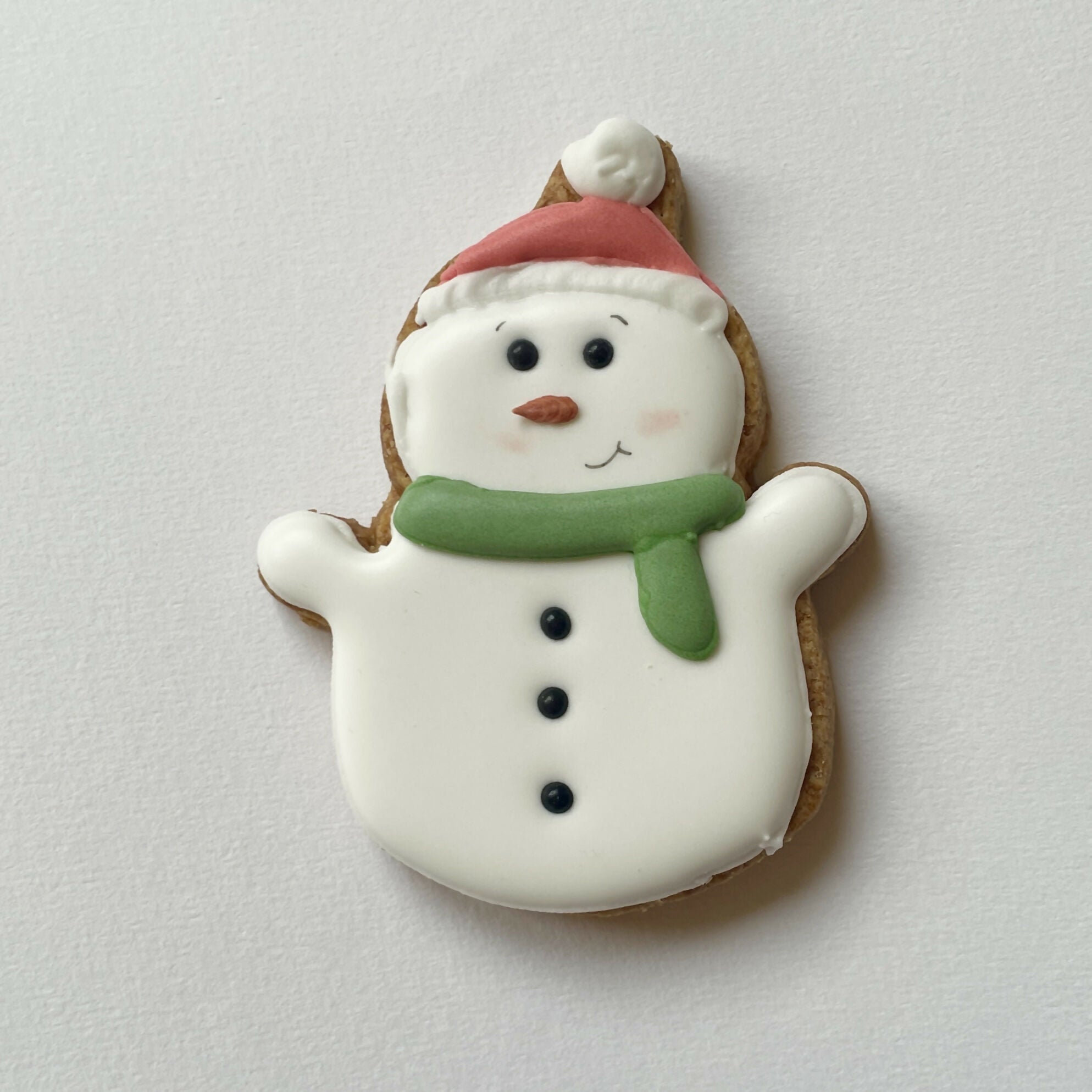 Bonhome de Neige - Biscuit décoré