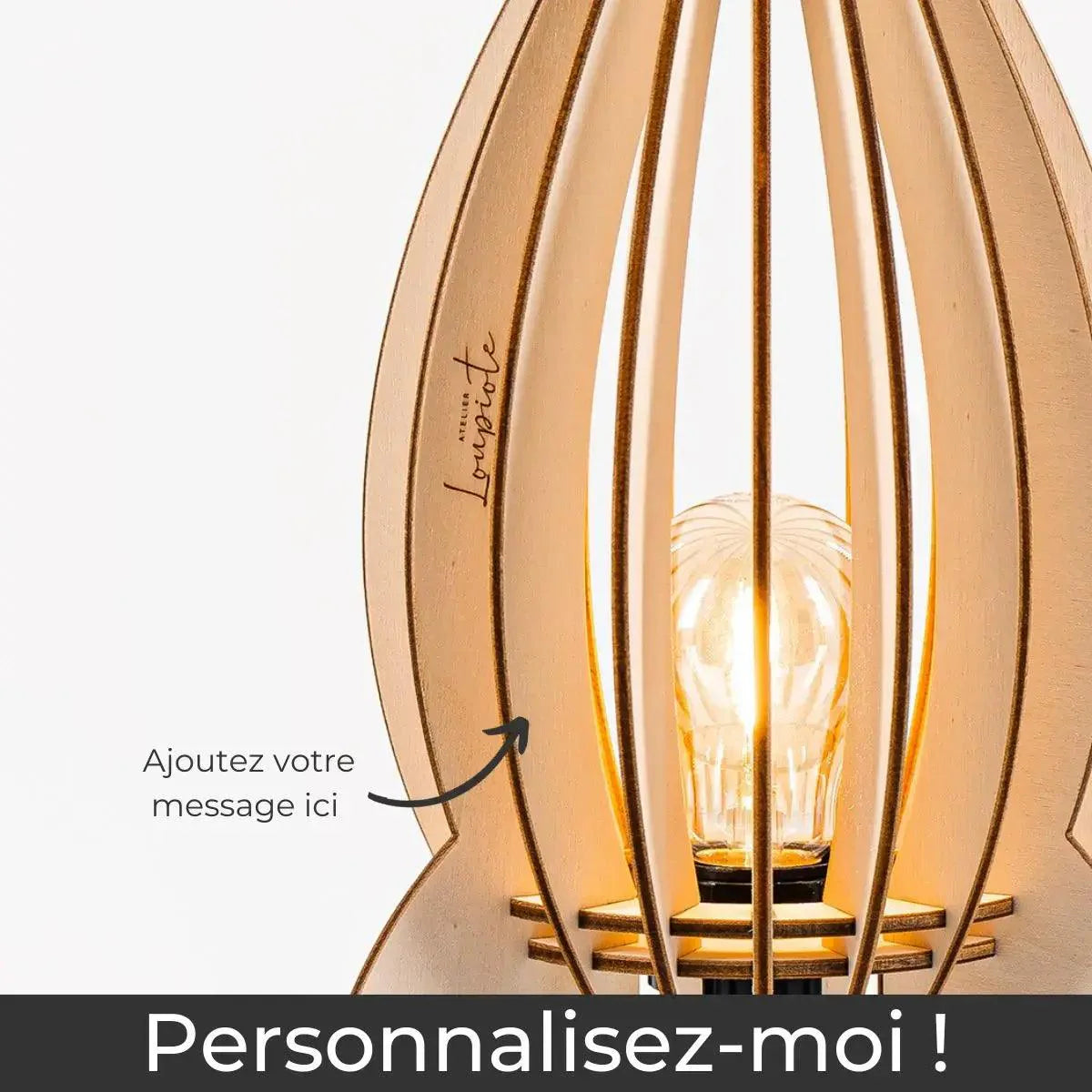 Ariane | Baladeuse - Atelier Loupiote | Lampes artisanales françaises