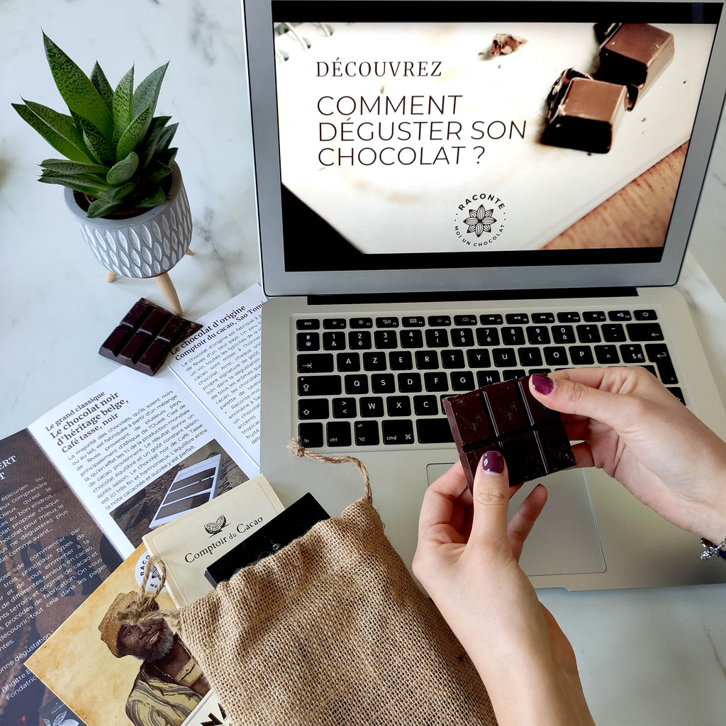 Coffret chocolats noirs qui font du bien !