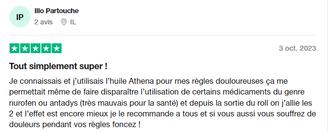 Huile de cbd RÈGLES douloureuses avis