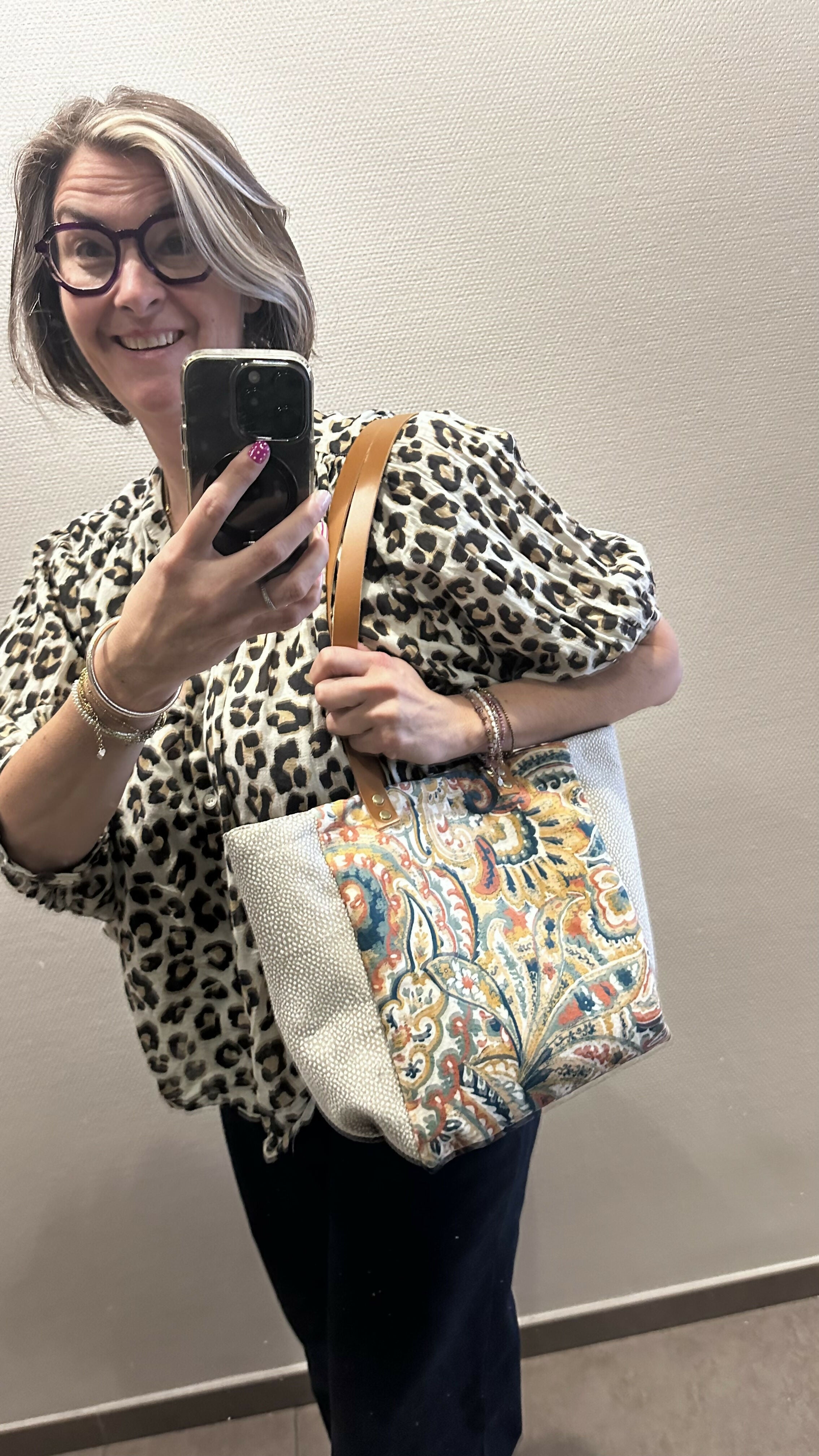 Cabas chic porté épaule