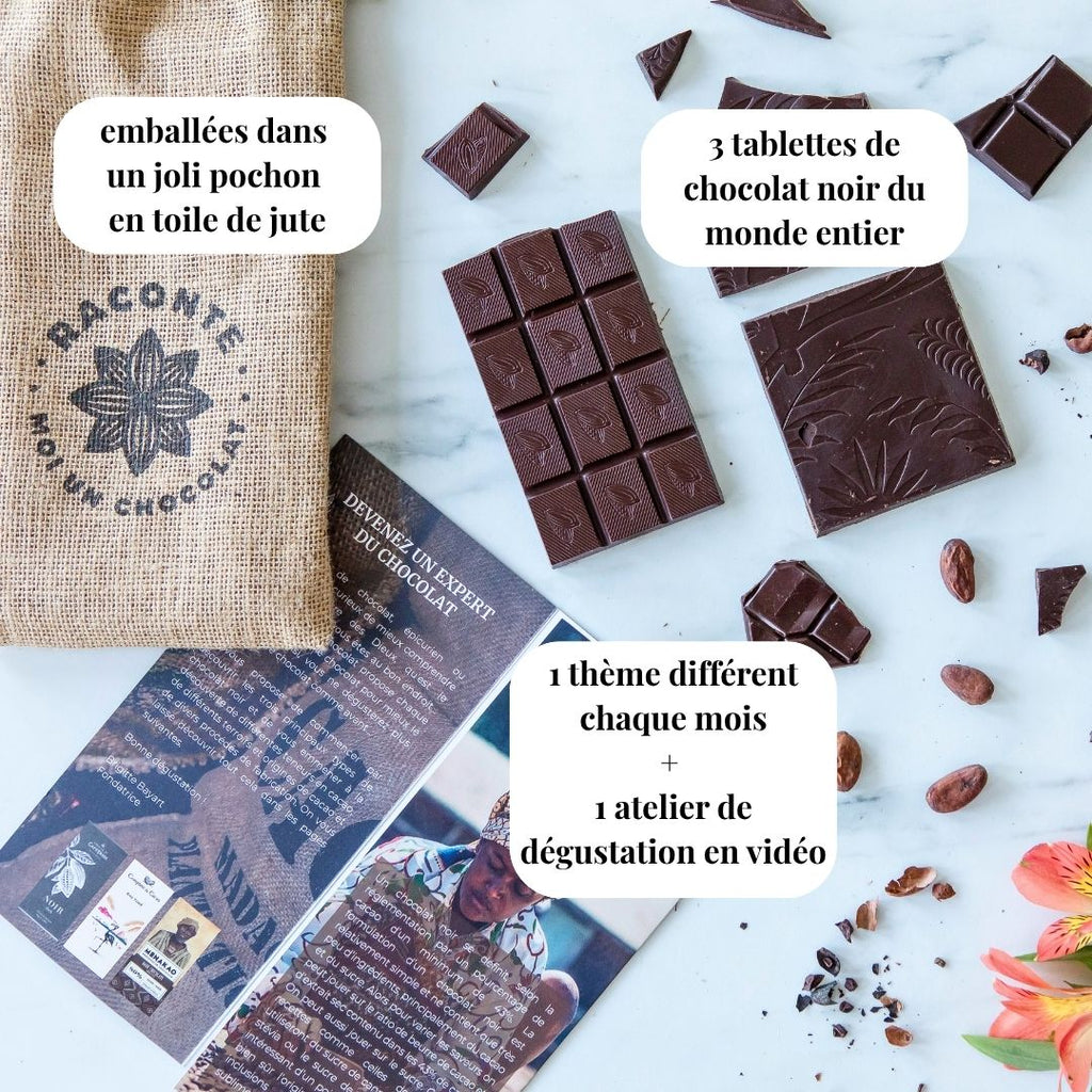 box mensuelle chocolat, livraison chocolat, coffret chocolat