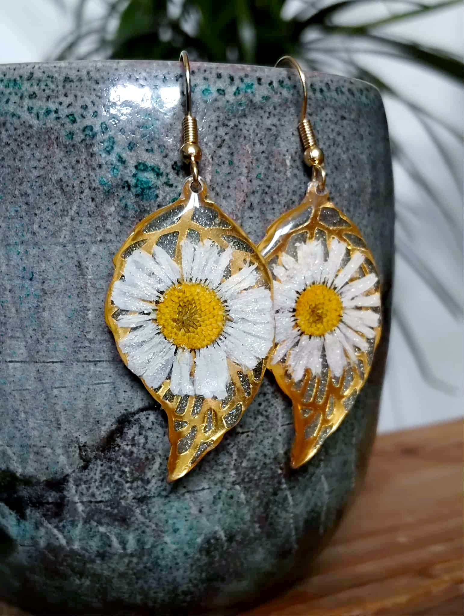 Boucles d'oreille, Pâquerette