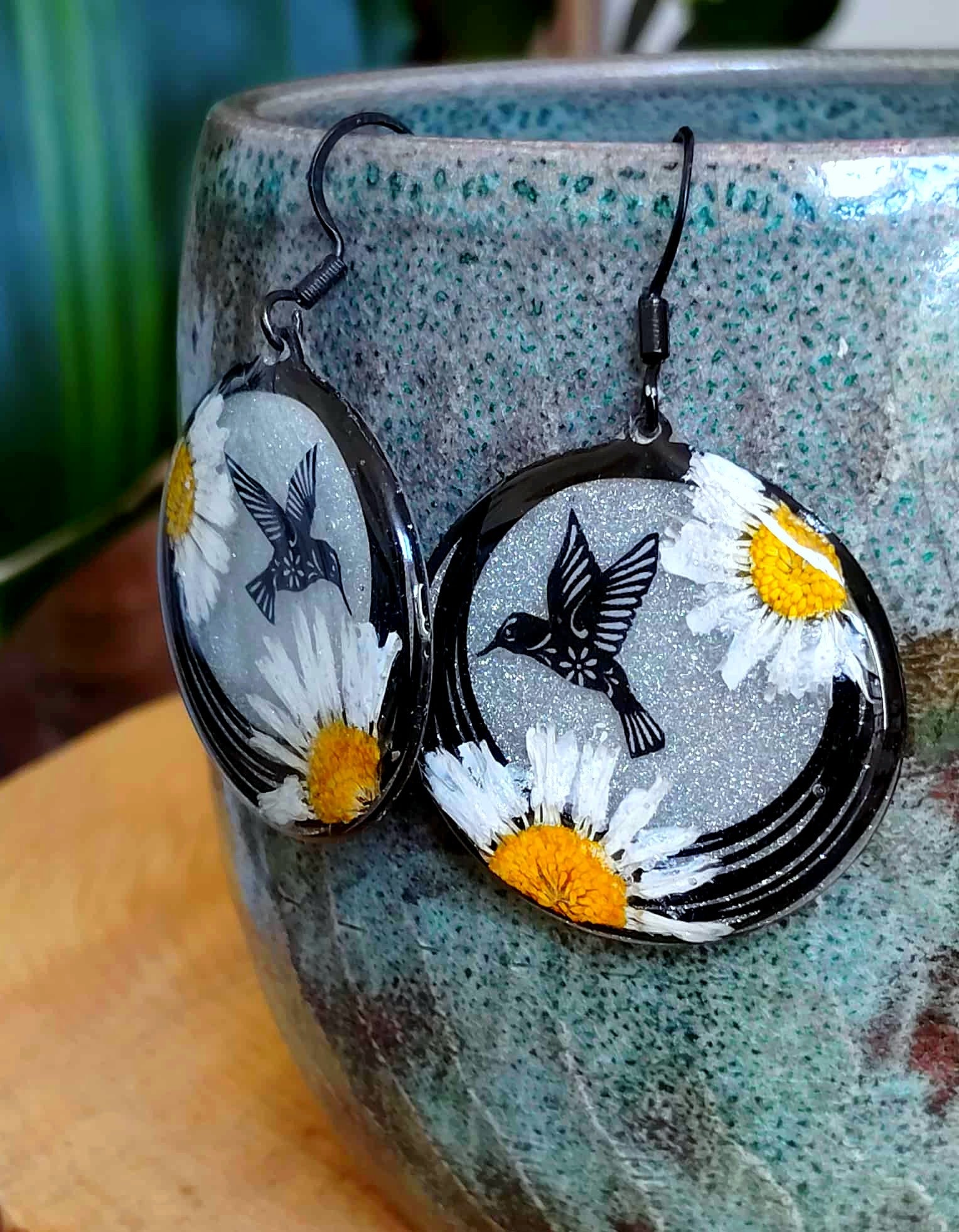 Boucles d'oreille, Pâquerette