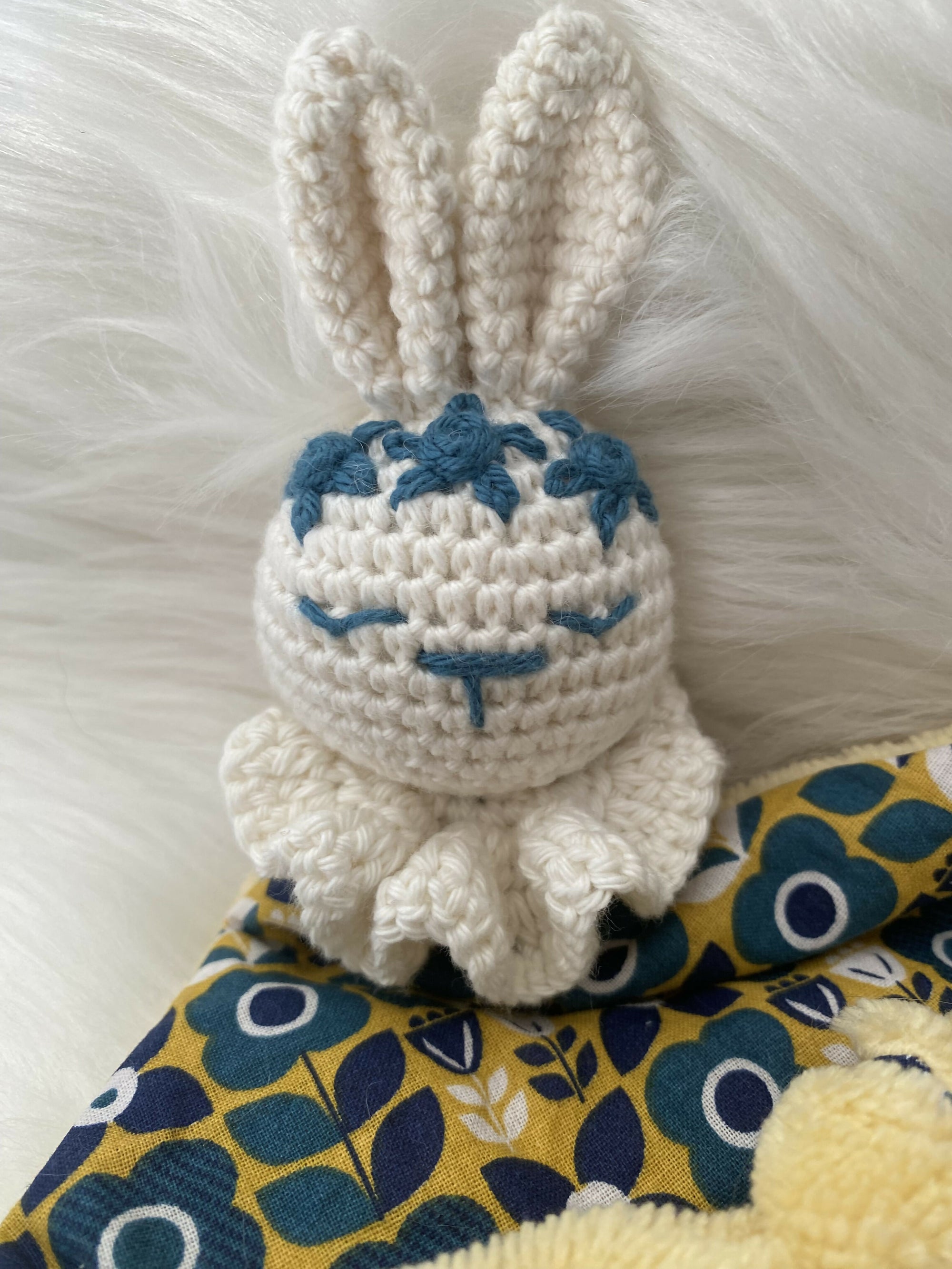 LAPIN VINTAGE VERT JAUNE
