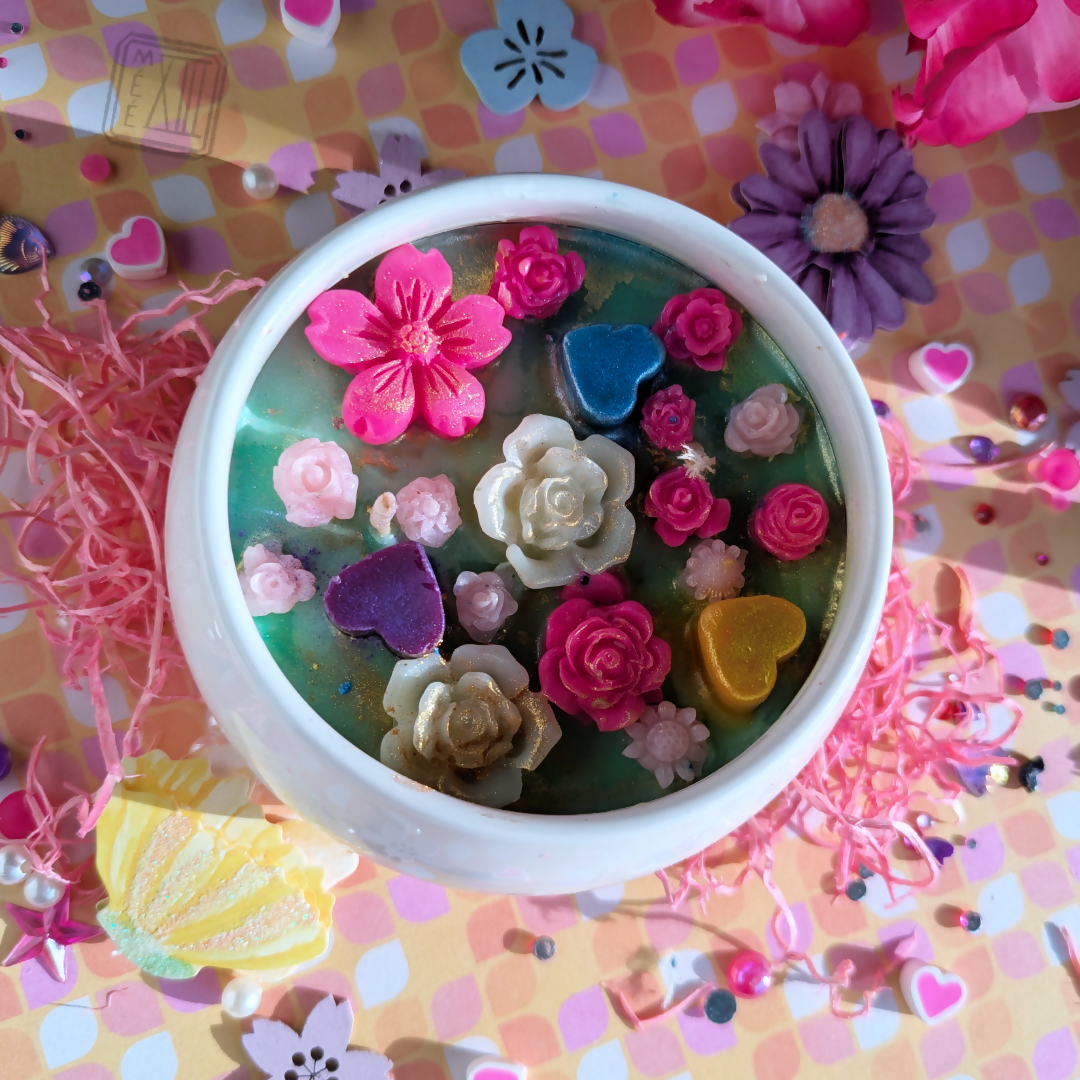 Flowery Garden Candle