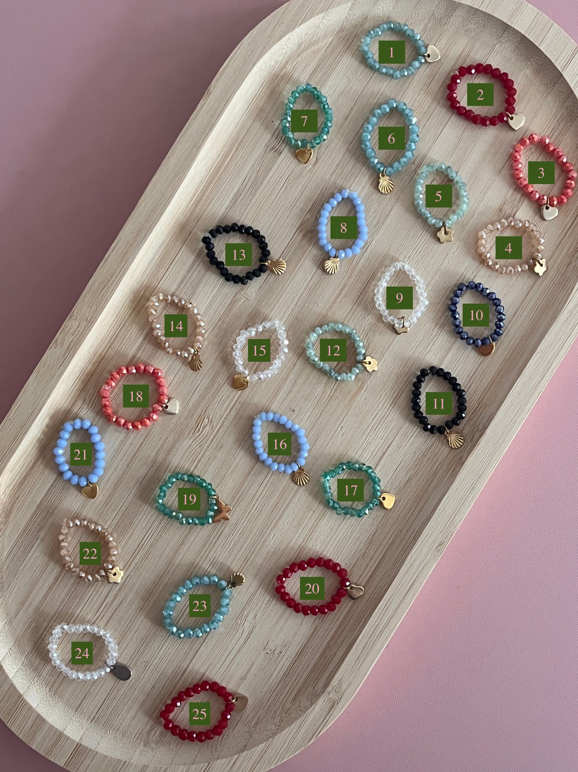 bagues perles tendance