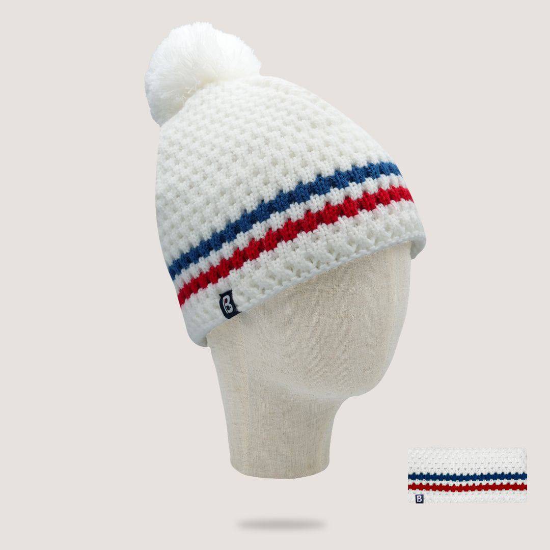 Bonnet Collector pompon blanc