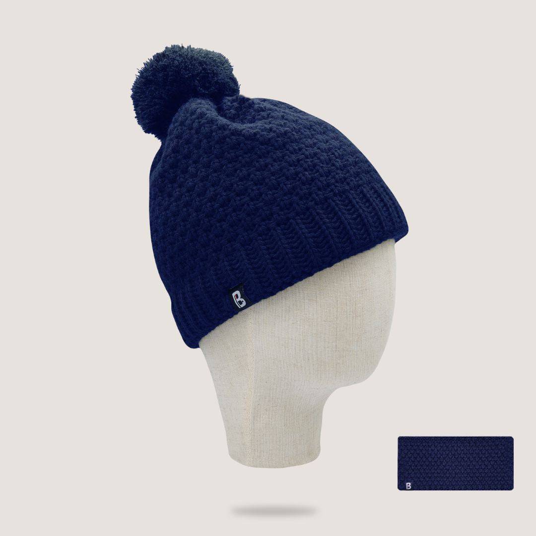 Bandeau et Bonnet Pompon