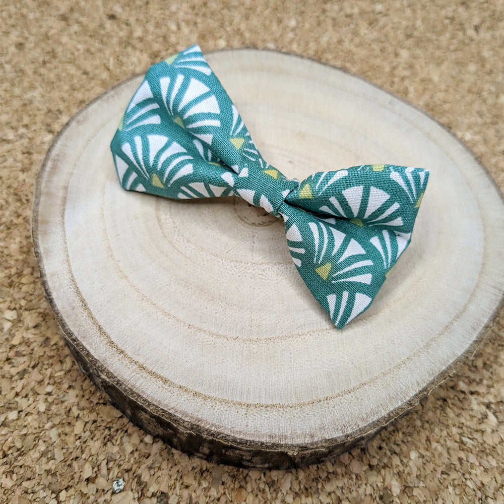 Barrette nœud coton lumineux