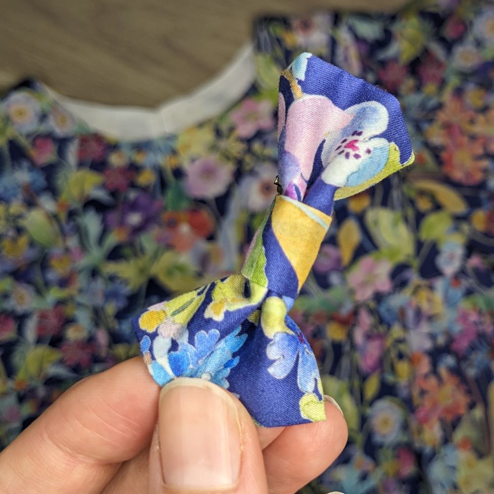 Barrette noeud enfant Iris