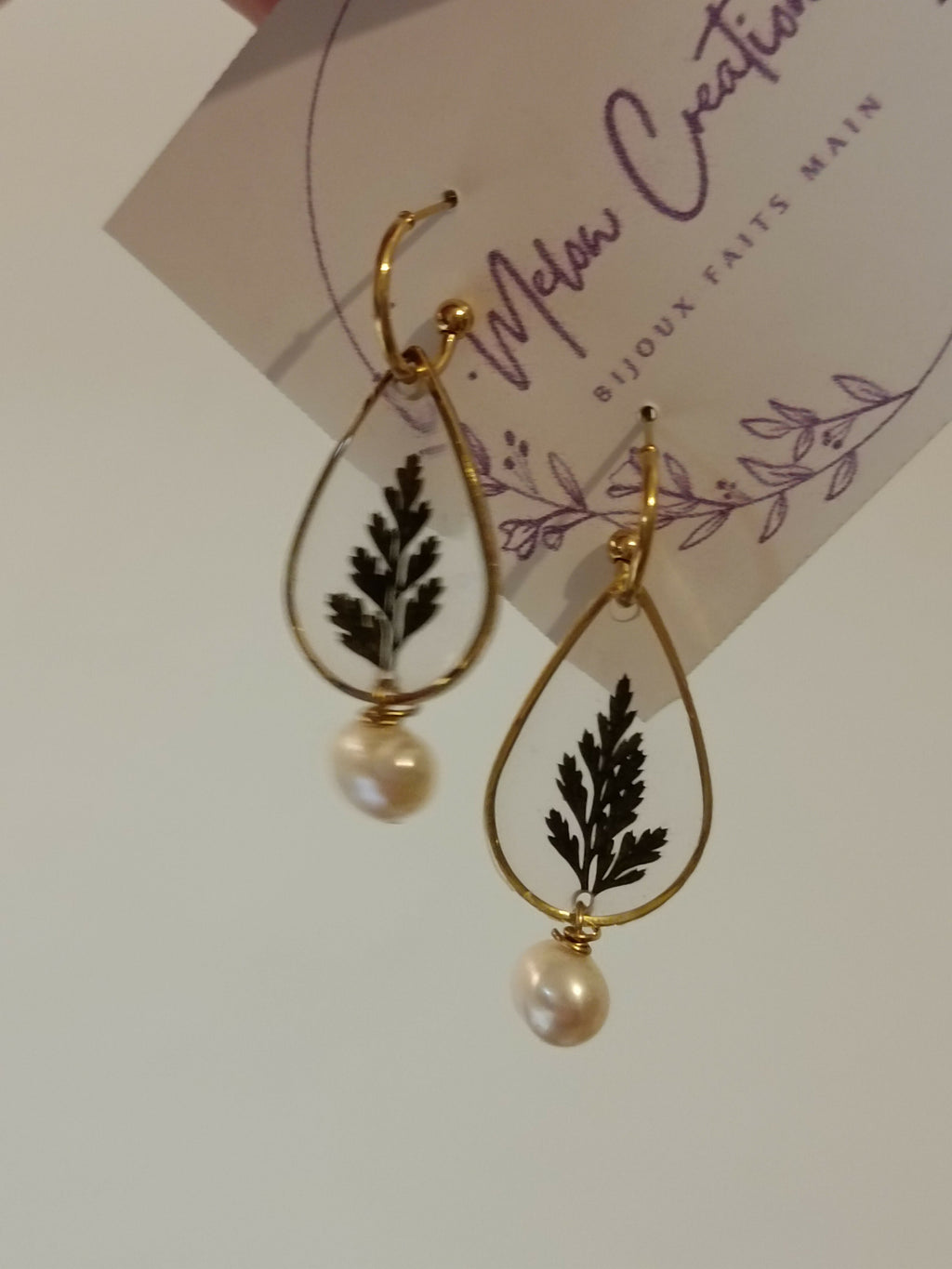 MEL/BSP Boucles Sapin Perle