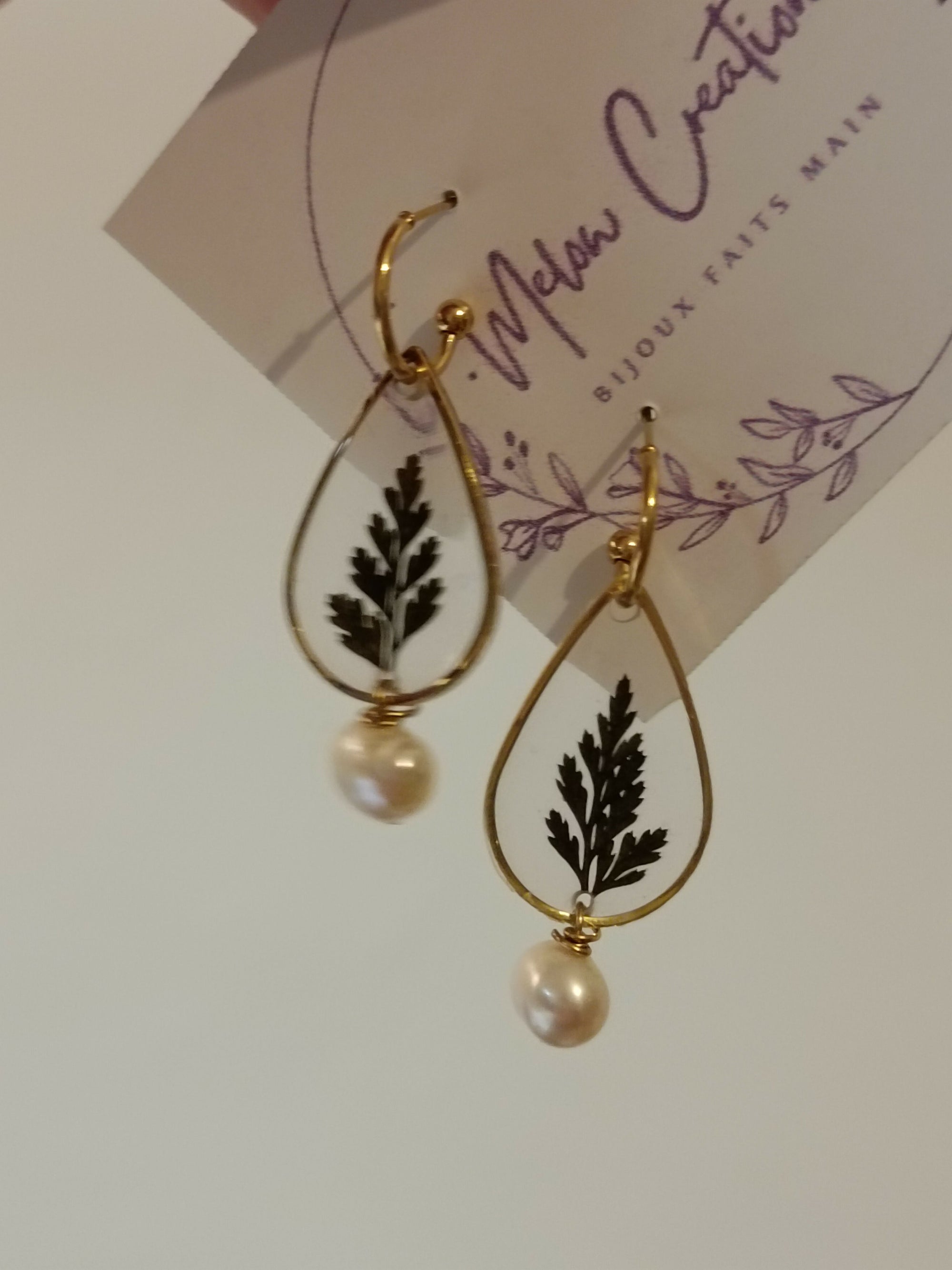 MEL/BSP Boucles Sapin Perle