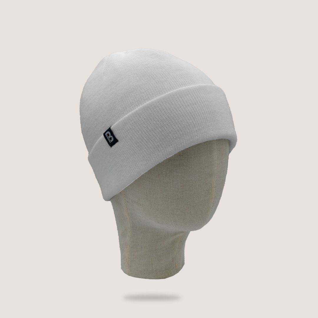 Bonnet 8-12 ans blanc
