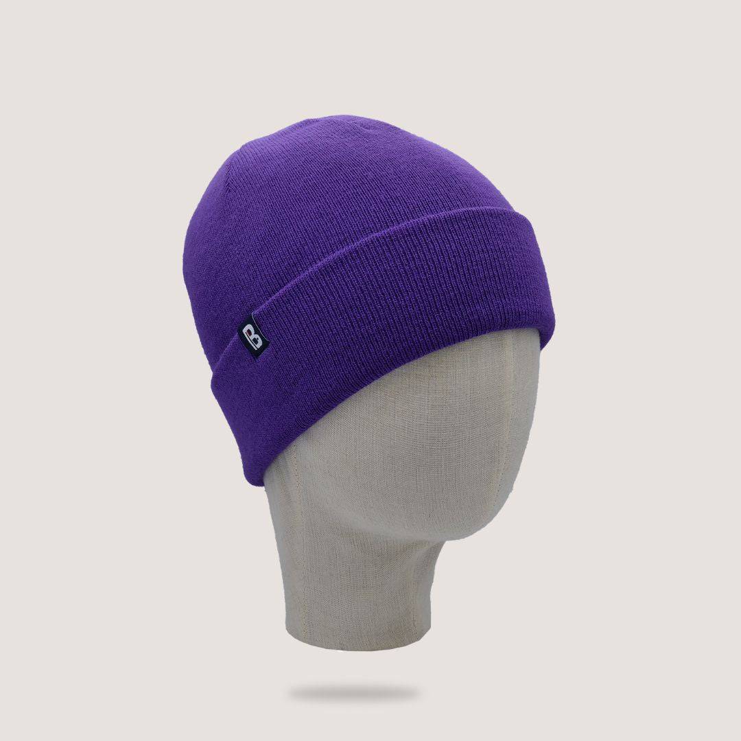 Bonnet 8-12 ans violet