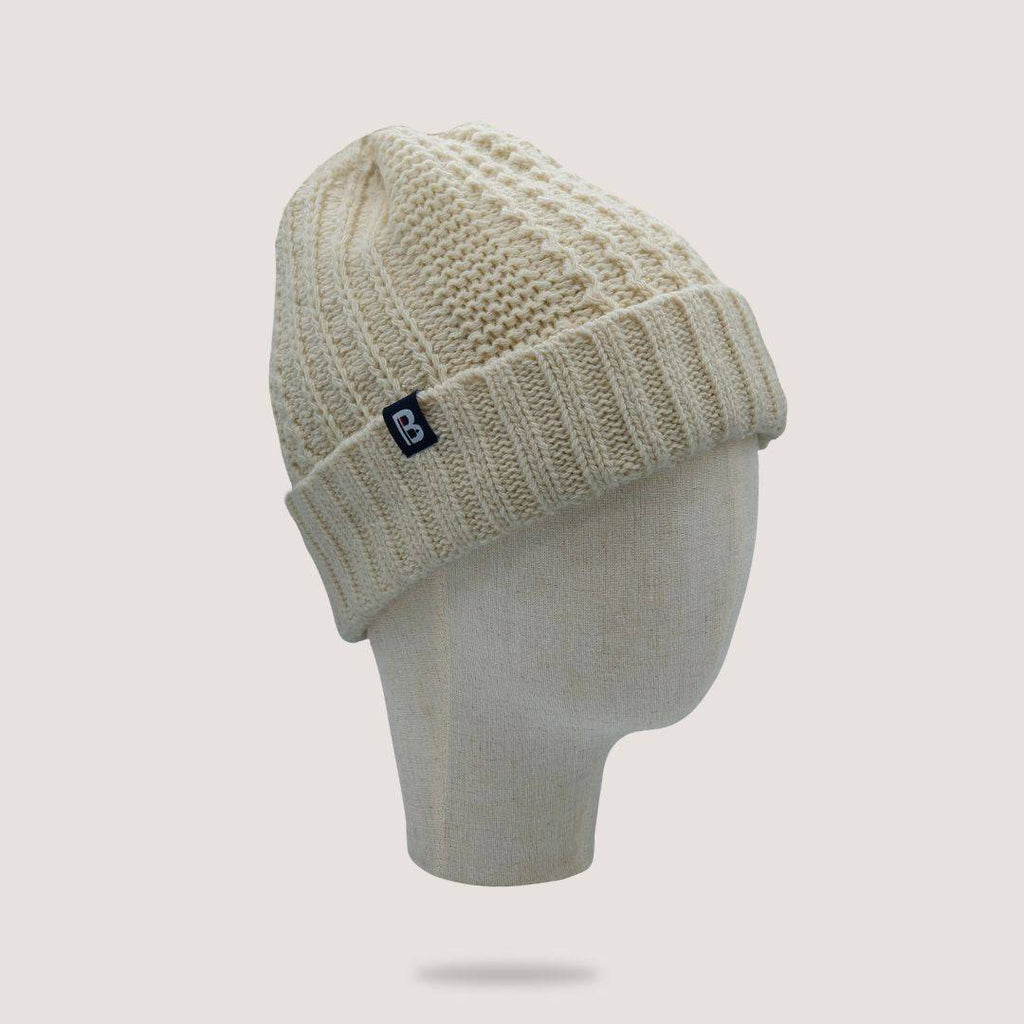 Bonnet Laine Française écru