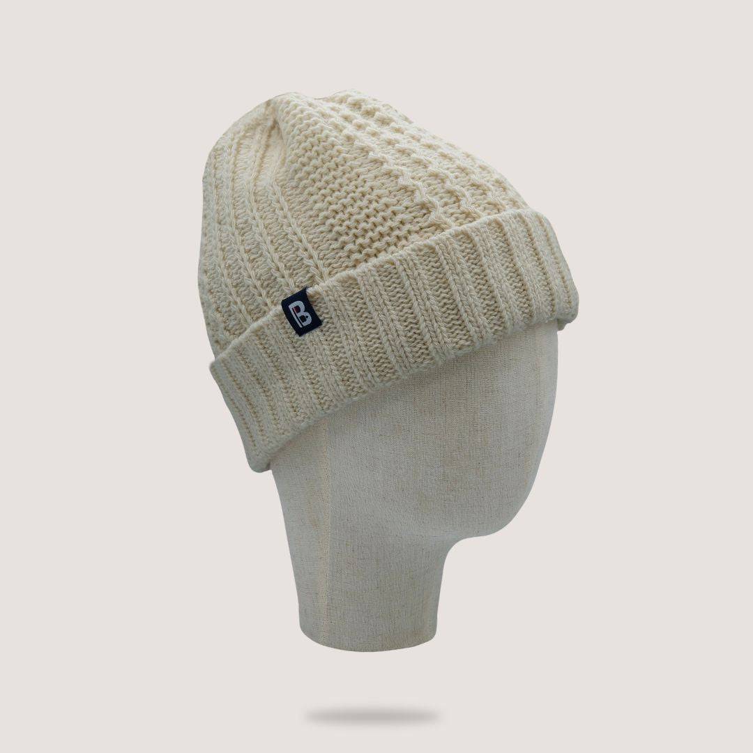 Bonnet Laine Française écru