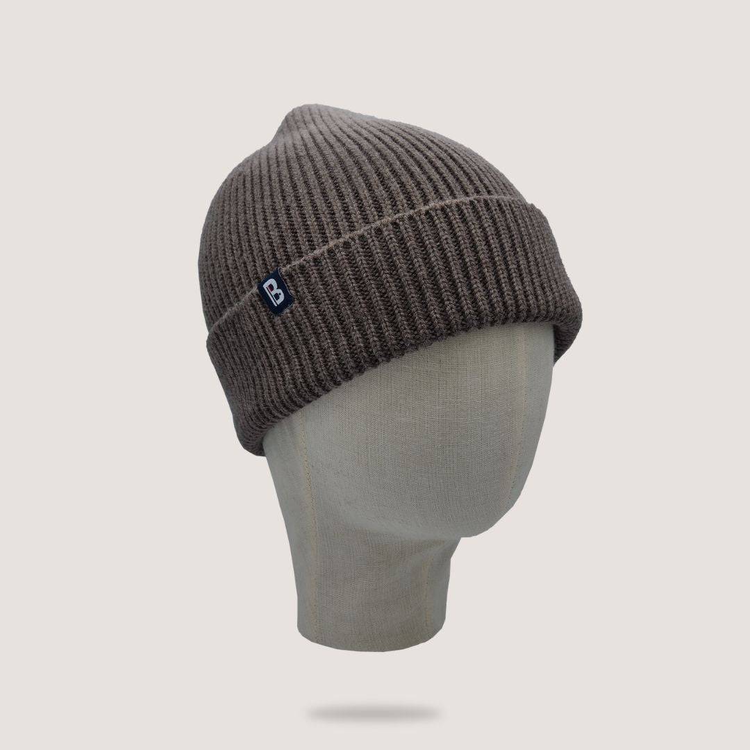 Bonnet Mérinos taupe