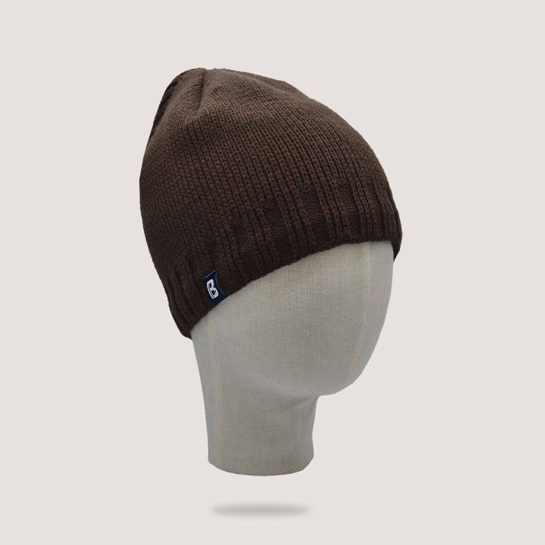Bonnet rando marron
