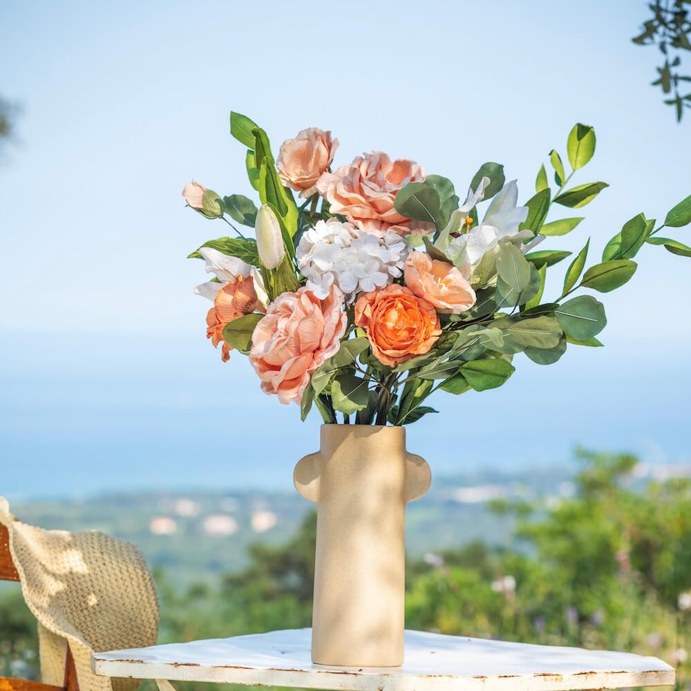bouquet-fleurs-en-papier-flowrette-rose-vert