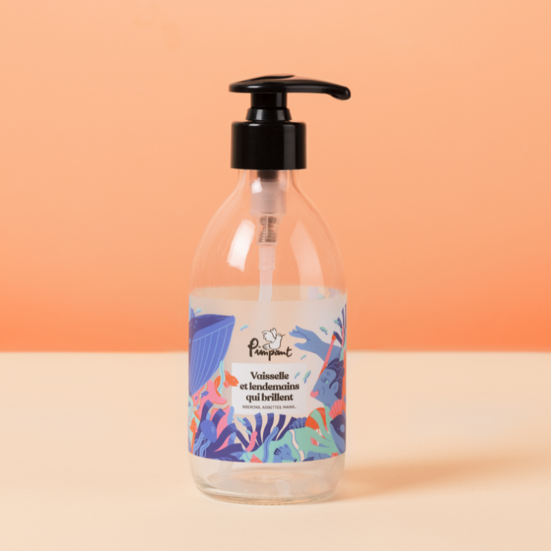 Almond Dishwashing Liquid Bottle 250 ml - SB