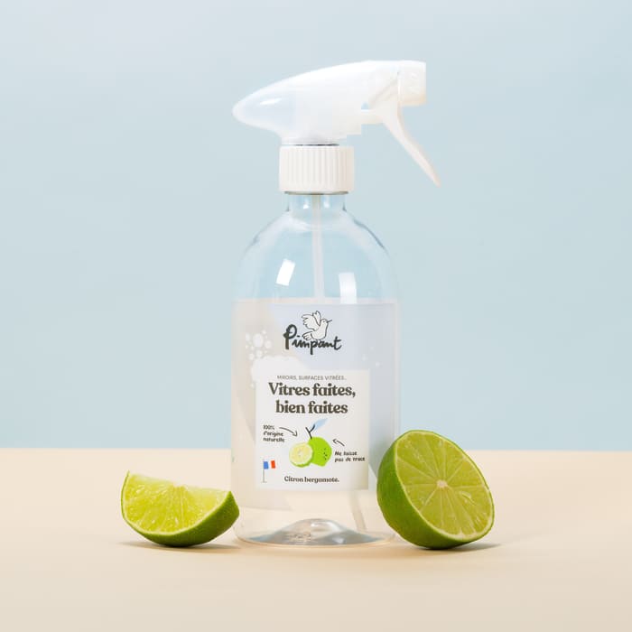 Bouteille spray rechargeable pour nettoyant vitres