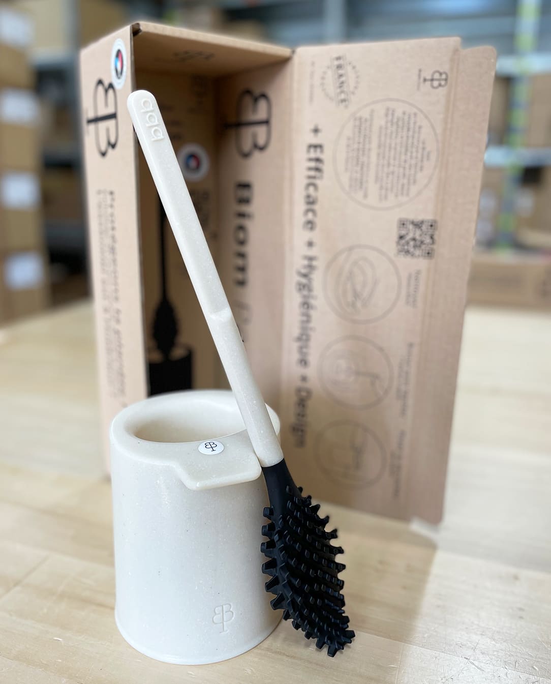 Brosse Toilette 'bbb La Brosse' Matières bio-sourcées et recyclées - Brosse WC