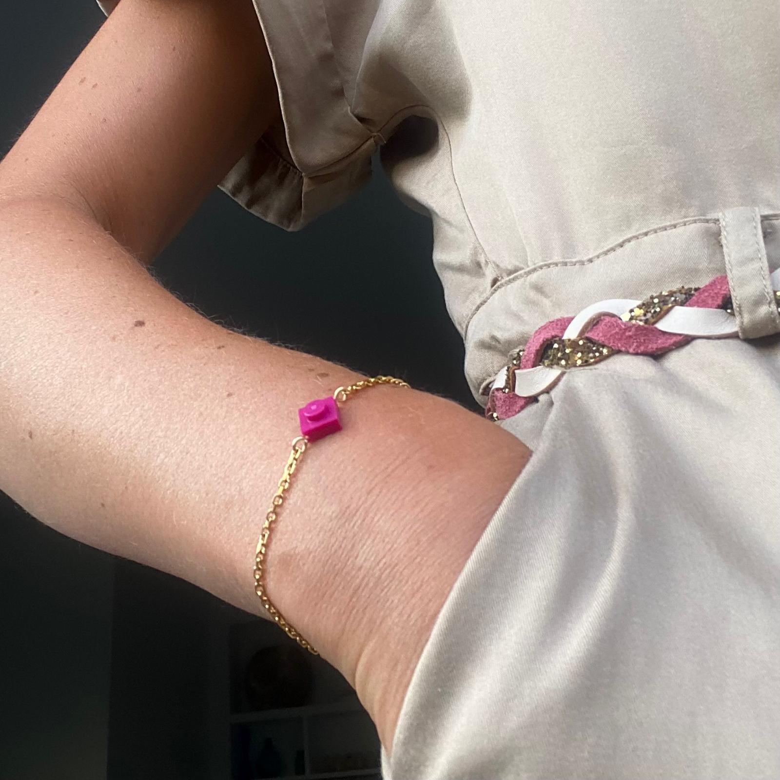 Bracelet avec chaîne fine dorée - Les Hypnotiseuses