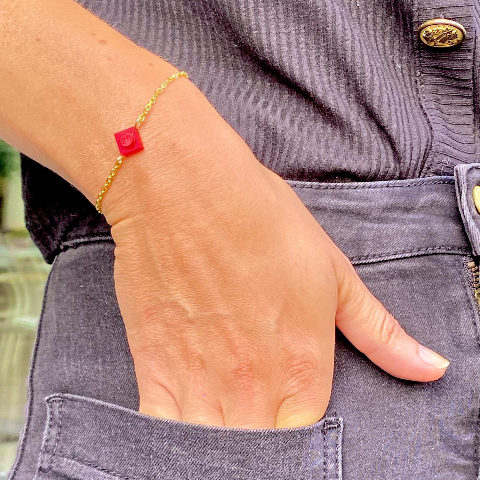 Bracelet avec chaîne fine dorée - Les Hypnotiseuses