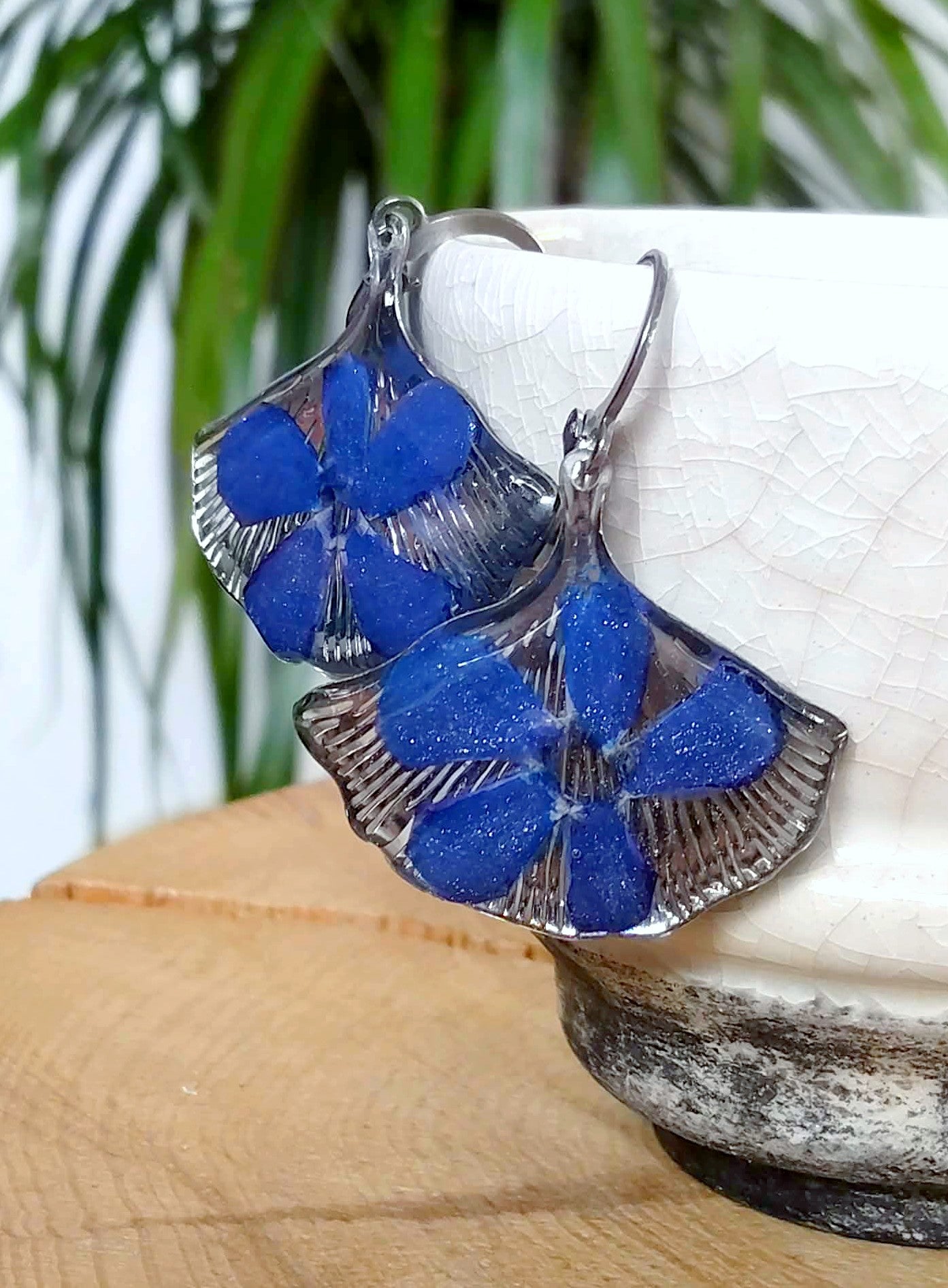 Earrings, Periwinkle