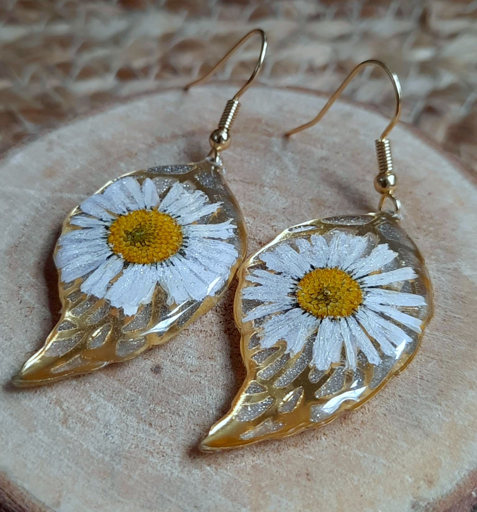 Boucles d'oreille, Pâquerette