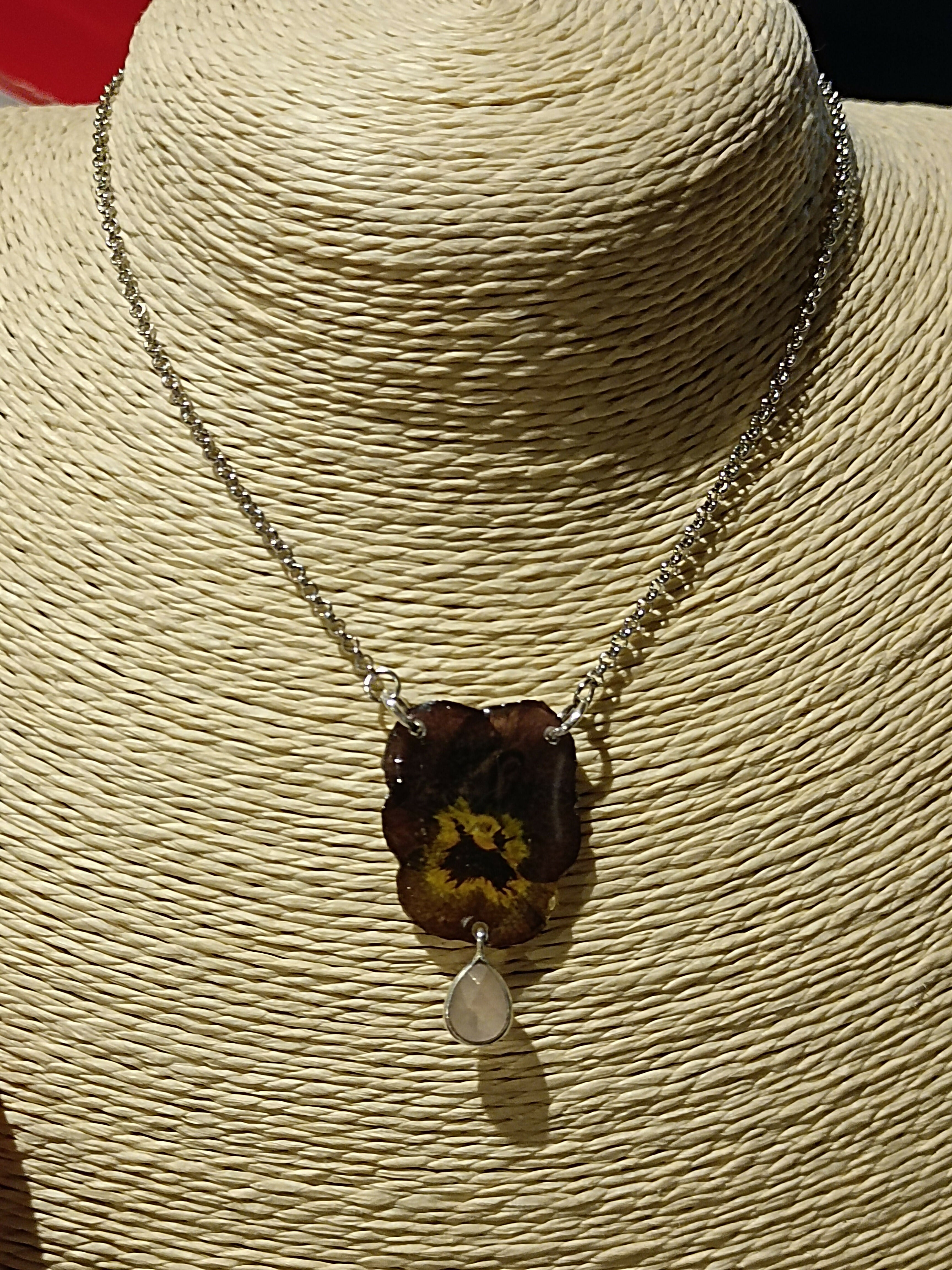 ME/CFS Necklaces Dried Flowers