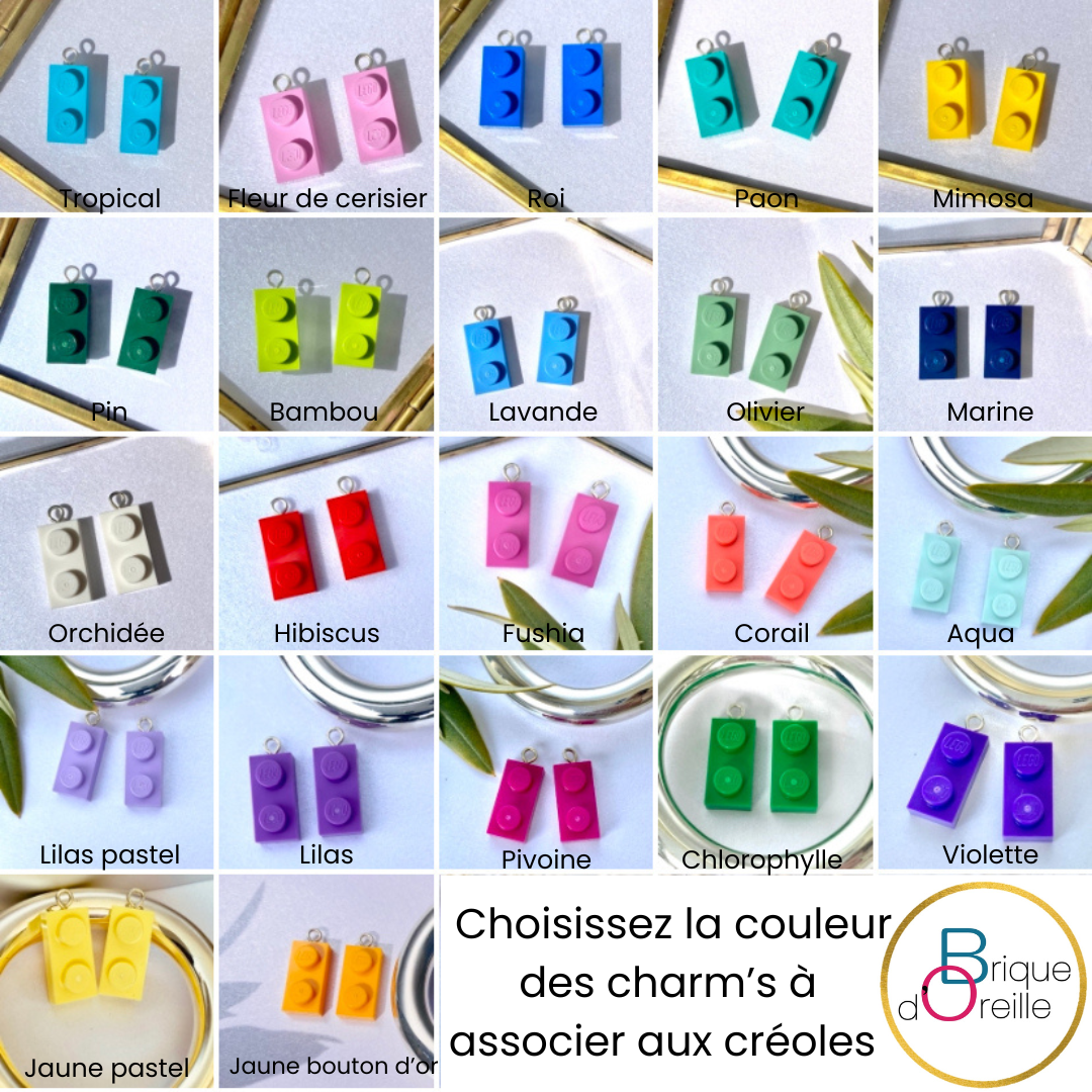 Créoles argent interchangeables - Les (ir)Remplaçables